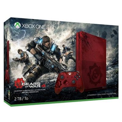 Microsoft Xbox One S 2TB Limited Edition + Gears Of  War 4 (русская версия)